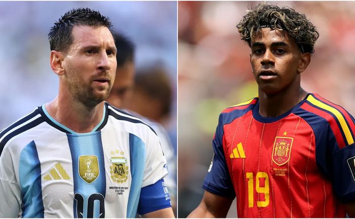 Messi là quá khứ, Yamal là tương lai?. Ảnh: Getty