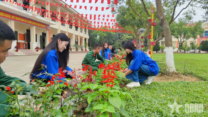 Hoạt động Ngày Chủ nhật xanh tại Trung đoàn 98.