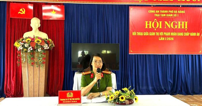 Trại Tạm giam số 1 tổ chức đối thoại với phạm nhân.