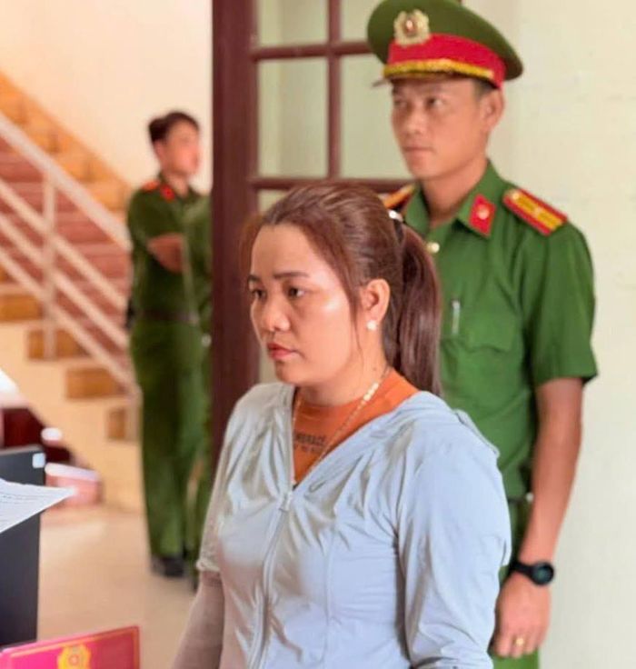 Đối tượng Lý tại cơ quan Cảnh sát điều tra