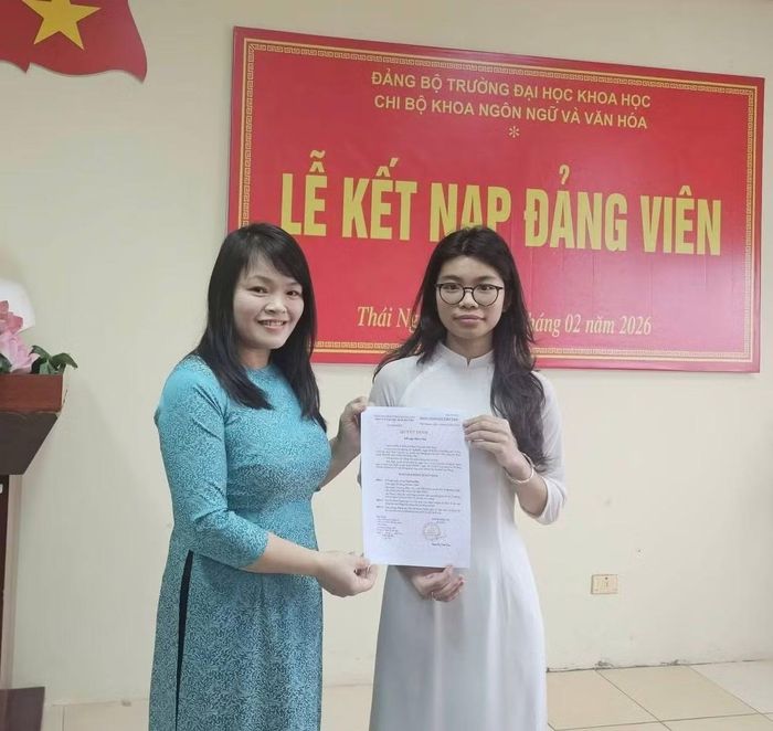 Gia Bảo vinh dự được kết nạp Đảng vào tháng 3 năm 2026.
