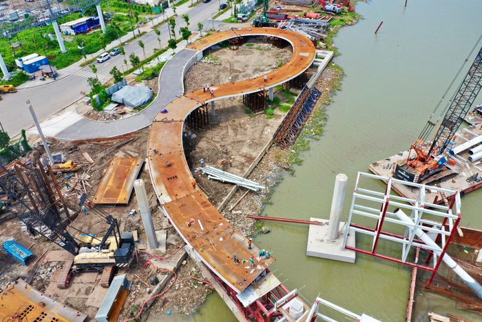Đường dẫn phía đường Nguyễn Thiện Thành, phường An Khánh