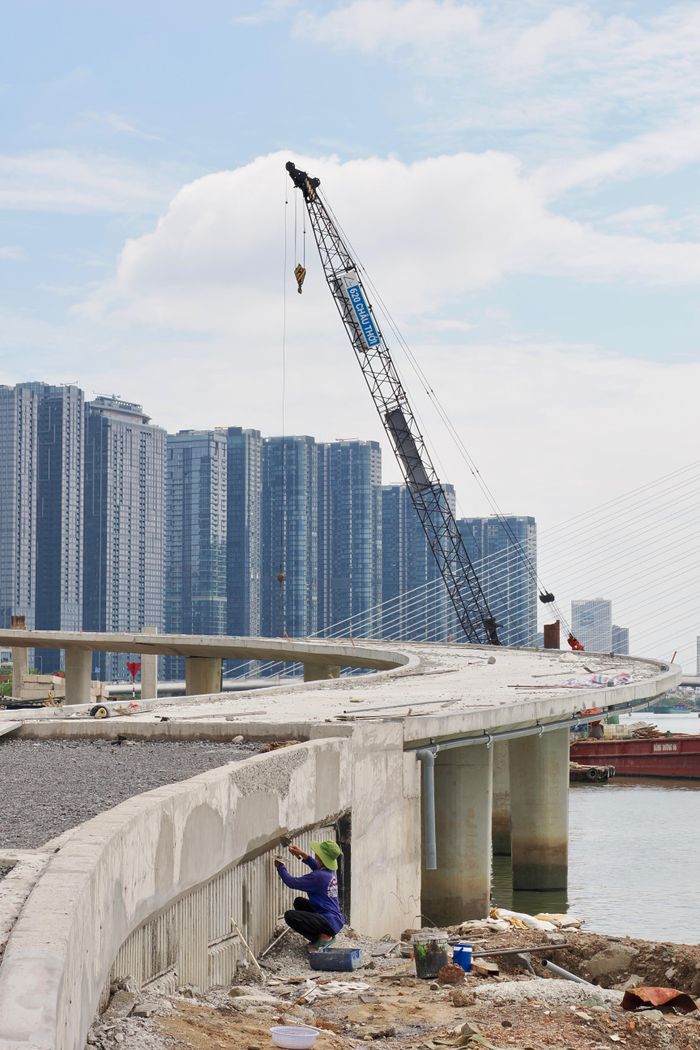Đường dẫn phía đường Tôn Đức Thắng, phường Sài Gòn
