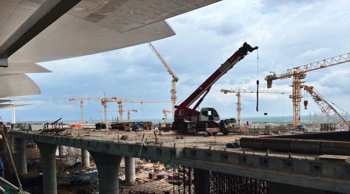  Phương tiện, máy móc được tập trung đẩy nhanh tiến độ 