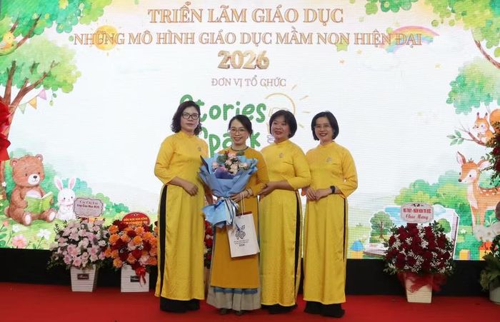 Triển lãm quy tụ các nhà quản lý, đầu tư giáo dục, chuyên gia, giáo viên và doanh nghiệp.