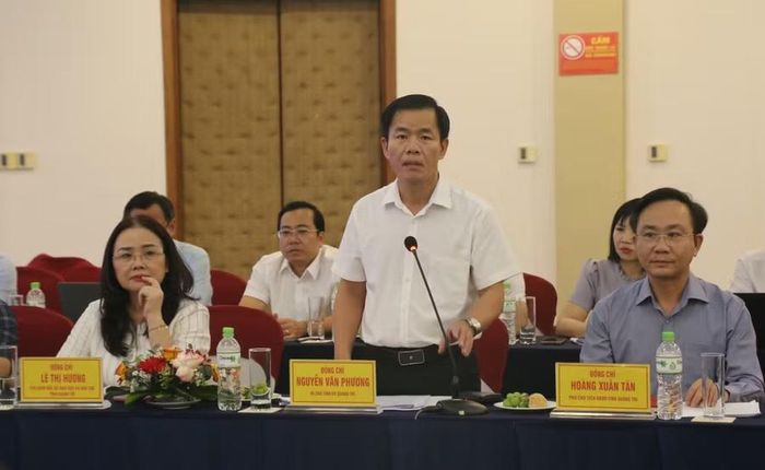 Ông Nguyễn Văn Phương, Bí thư Tỉnh ủy Quảng Trị nhấn mạnh, giáo dục được xác định là lĩnh vực ưu tiên phát triển.