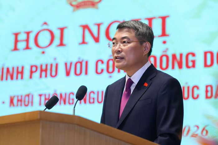 Thủ tướng Lê Minh Hưng phát biểu. Ảnh: VGP.