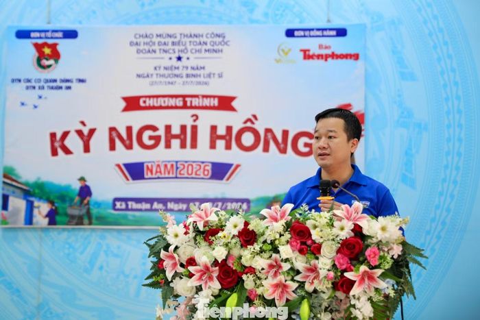 Phát biểu tại chương trình, anh Nguyễn Quảng Lâm - Bí thư Đoàn Thanh niên Các cơ quan Đảng tỉnh Lâm Đồng cho biết: Kỳ nghỉ hồng là hoạt động thiết thực phát huy tinh thần xung kích, tình nguyện của tuổi trẻ, hướng về cơ sở, nhất là địa bàn biên giới, vùng còn nhiều khó khăn.