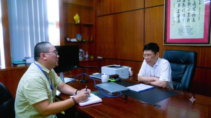 Phóng viên PetroTimes trao đổi với Tiến sĩ Nguyễn Thành Hưởng