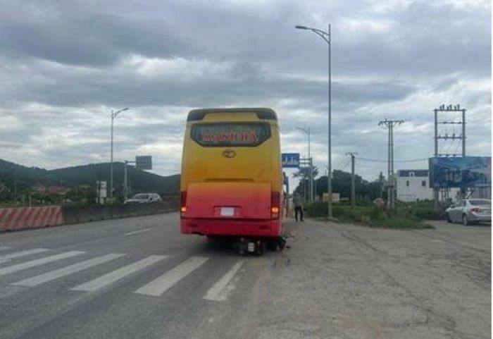 Hiện trường vụ tai nạn.