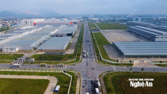 Khu công nghiệp VSIP Nghệ An. Ảnh: Sơn Hiếu