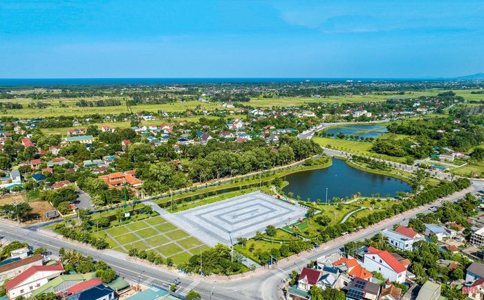 Một góc không gian văn hóa Tiên Điền, quê hương Đại thi hào Nguyễn Du.