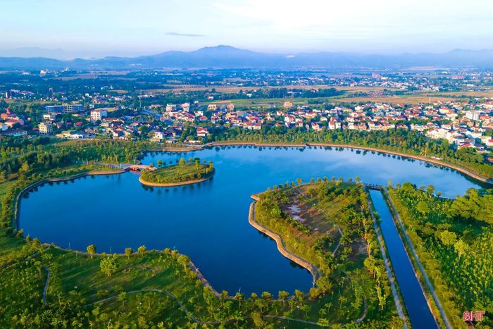 Công viên Trung tâm phường Thành Sen, nơi được đề xuất dự kiến xây dựng Công viên chủ đề Truyện Kiều.