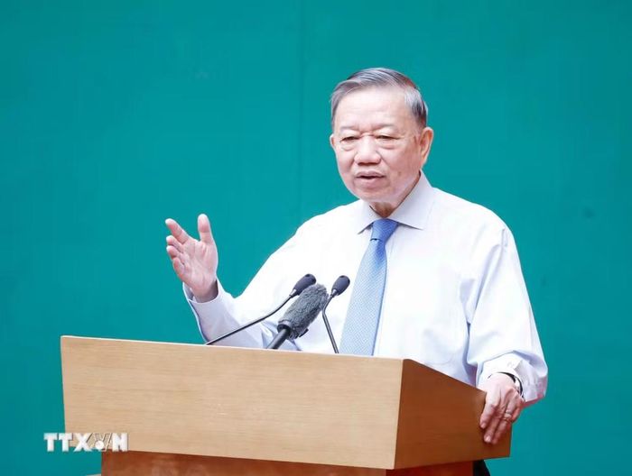 Tổng Bí thư, Chủ tịch nước Tô Lâm phát biểu. (Ảnh: Thống Nhất/TTXVN)