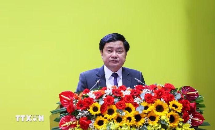 Bí thư Tỉnh ủy Tây Ninh Nguyễn Văn Quyết . (Ảnh: Thanh Bình/TTXVN)