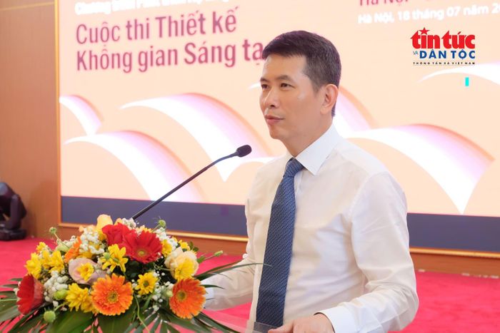 Giám đốc Sở Văn hóa và Thể thao Hà Nội Phạm Tuấn Long phát biểu tại sự kiện.