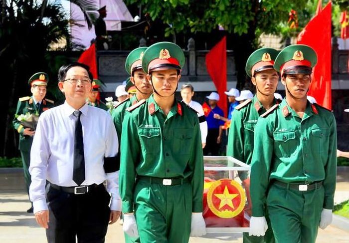 Gia Lai an táng 18 hài cốt liệt sĩ được Đội K52 tìm kiếm, quy tập trong mùa khô năm 2025 - 2026 tại Campuchia