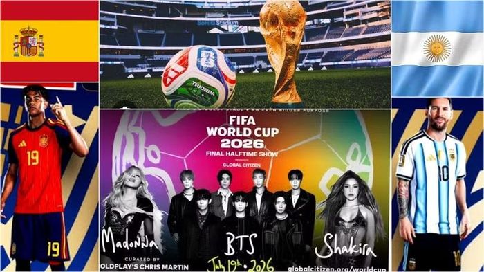 Trận chung kết giữa Argentina và Tây Ban Nha sẽ biến thành show diễn tổng hợp với bóng đá, bóng đá, thậm chí phát biểu của Tổng thống Trump. Ảnh: Globalnewsmakers.