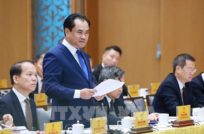 Bộ trưởng Bộ Nông nghiệp và Môi trường Trịnh Việt Hùng phát biểu. Ảnh: Dương Giang – TTXVN