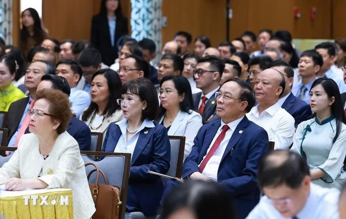 Đại diện các doanh nghiệp tham dự Hội nghị. Ảnh: TTXVN