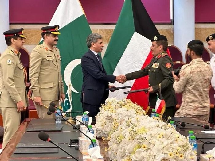 Đàm phán thỏa thuận hợp tác quốc phòng giữa Pakistan và Kuwait. Ảnh: Newswires.