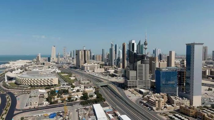 Toàn cảnh thành phố Kuwait nhìn từ trên cao, ngày 28/2/2026. Ảnh: Reuters.