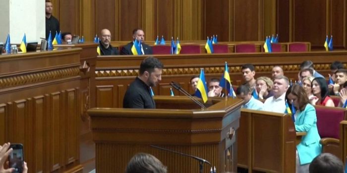 Ý nghĩa của quyết định mang tính chiến lược của Tổng thống Zelensky trong việc đổi mới nội các sẽ được kiểm chứng trong thời gian tới. Ảnh: Mitv.