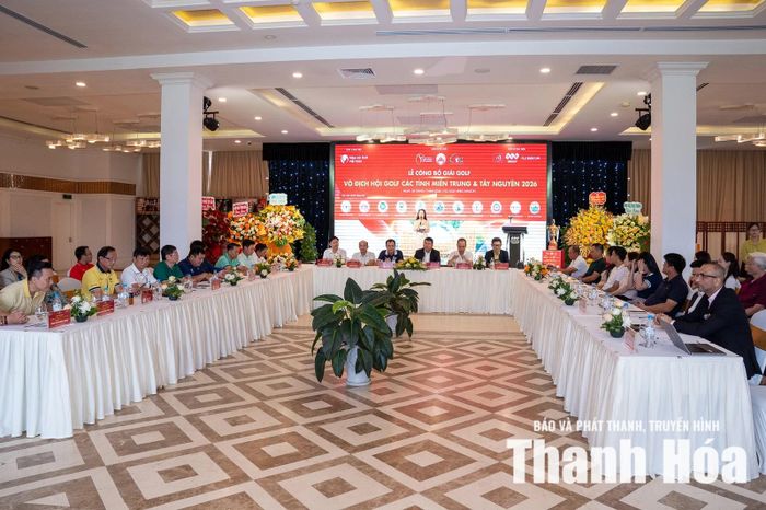 Buổi lễ quy tụ đại diện 11 hội golf khu vực miền Trung và Tây Nguyên.