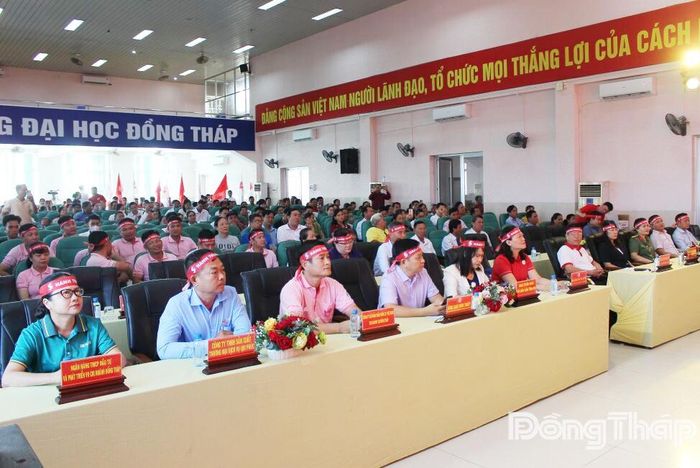 Đại biểu tham dự Lễ tôn vinh người hiến máu tiêu biểu tỉnh năm 2026.