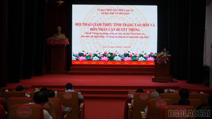 Hội thảo giảm thiểu tình trạng tảo hôn và hôn nhân cận huyết thống thuộc Tiểu dự án 2, Dự án 9 của Chương trình mục tiêu quốc gia phát triển kinh tế - xã hội vùng đồng bào dân tộc thiểu số và miền núi.