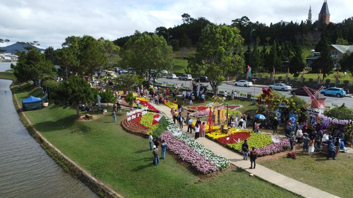 Các không gian hoa là điểm nhấn của Festival Hoa Đà Lạt