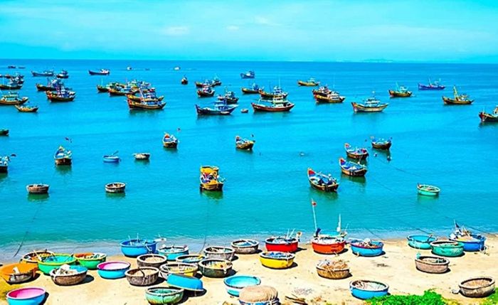 Một góc làng chài Mũi Né (Ảnh tư liệu)