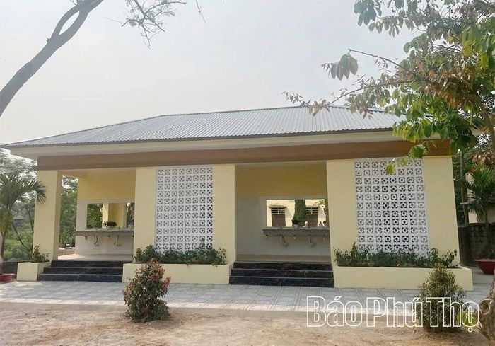 Mẫu nhà vệ sinh Tổ chức LDSC hỗ trợ xây tặng các trường học.