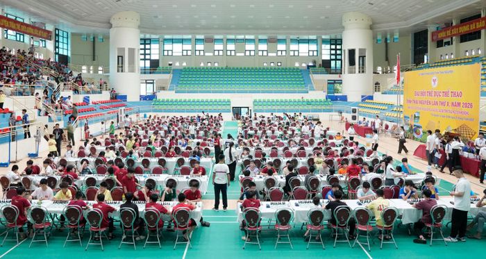 Giải thu hút 512 kỳ thủ.