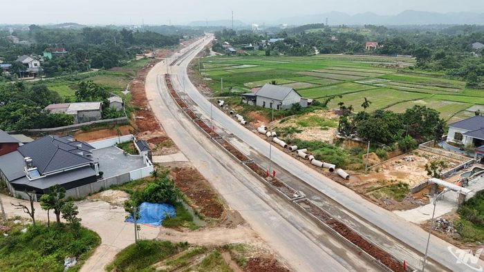 Dự án tuyến đường kết nối từ đường Bắc Sơn đến Khu Liên hợp thể thao tỉnh Thái Nguyên có chiều dài 2,71km, quy mô nền đường rộng 36m.