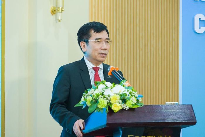 Phó Tổng Giám đốc Petrovietnam Lê Xuân Huyên phát biểu chỉ đạo tại Hội nghị (ảnh: PVNDB)