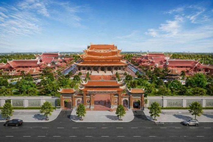 Kiến trúc tổng thể của Trung tâm Văn hóa Phật giáo Thủ đô sau khi hoàn thành