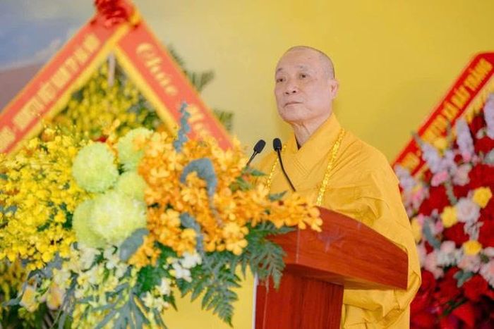 Hòa thượng Thích Bảo Nghiêm phát biểu khai mạc 