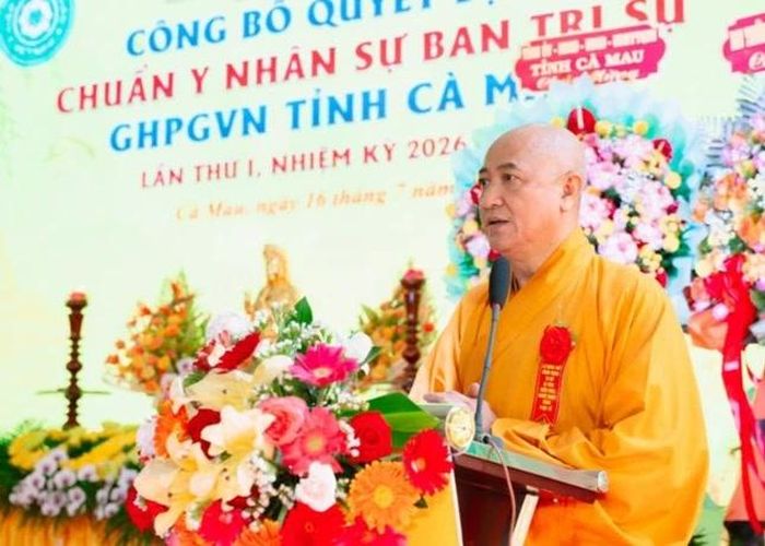 Hòa thượng Thích Huệ Thông ban đạo từ