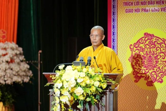Thượng tọa Thích Đạo Phong trình danh sách dự kiến nhân sự