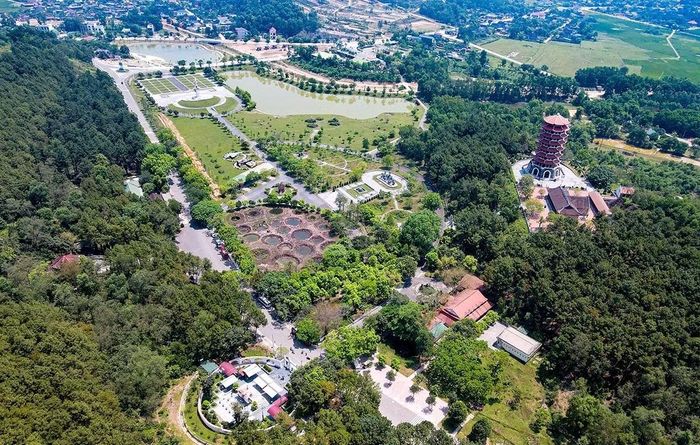 Toàn cảnh Khu di tích Ngã ba Đồng Lộc hôm nay.