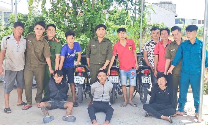 Nhóm 3 đối tượng bị bắt giữ.