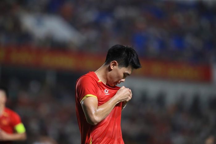 Đình Bắc là tác giả bàn thắng ấn định tỷ số 4-0 cho tuyển Việt Nam.