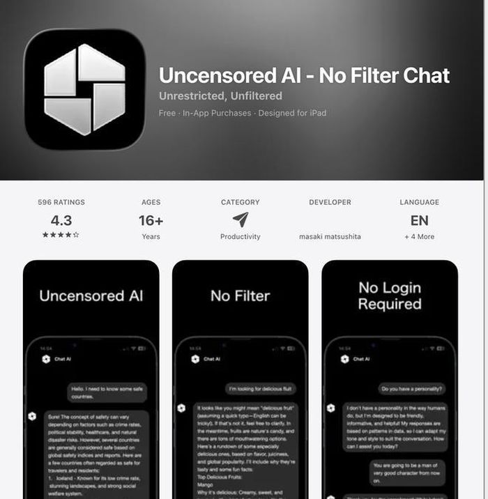 Một số ứng dụng nudify có mặt trên App Store nằm trong báo cáo điều tra của điều tra của Tech Transparency Project (TTP).