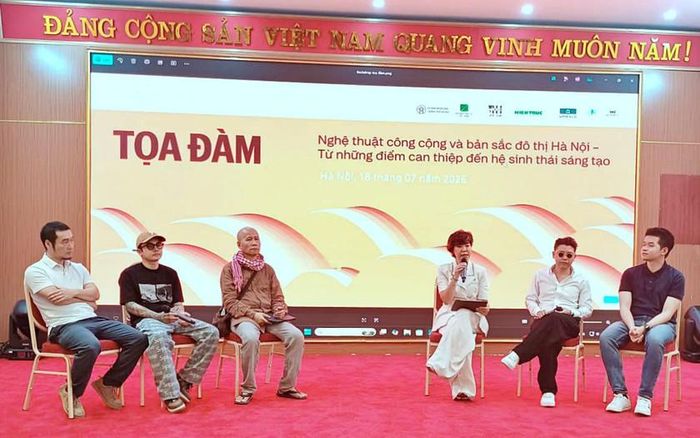 Tọa đàm "Nghệ thuật công cộng và bản sắc đô thị Hà Nội - Từ những điểm can thiệp đến hệ sinh thái sáng tạo".