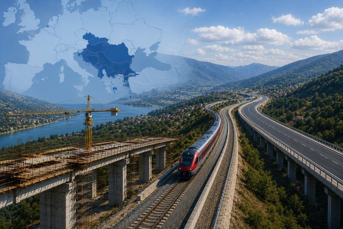 Tiến độ triển khai các dự án giao thông kết nối hạ tầng khu vực Tây Balkan chậm hơn nhiều so với kỳ vọng. Ảnh minh họa do AI tạo