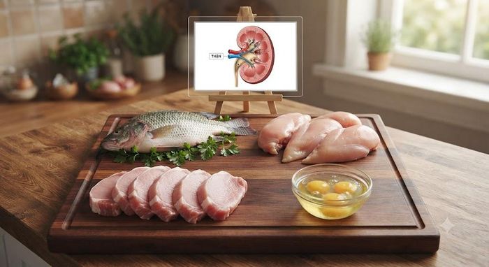 Chế độ ăn nhạt hợp lý, lựa chọn đạm tinh khiết, vừa đủ...