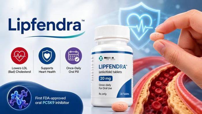 FDA phê duyệt thuốc trị mỡ máu mới dạng uống lipfendra.