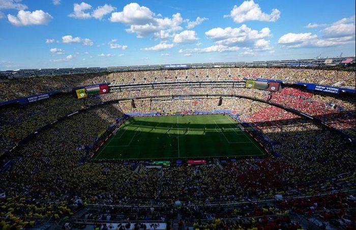 Sân vận động New York New Jersey, nơi sẽ diễn ra trận Chung kết World Cup 2026. Ảnh: Matt Slocum/ AP Photo.