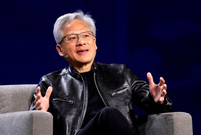 Ông Jensen Huang tại một sự kiện diễn ra vào đầu năm 2026. Ảnh; Reuters.